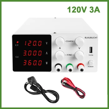

Switching Variable DC Lab Power Supply Adjustable 120V 3A 30V 10A Laboratory power Supplies Voltage Current Regulator Source