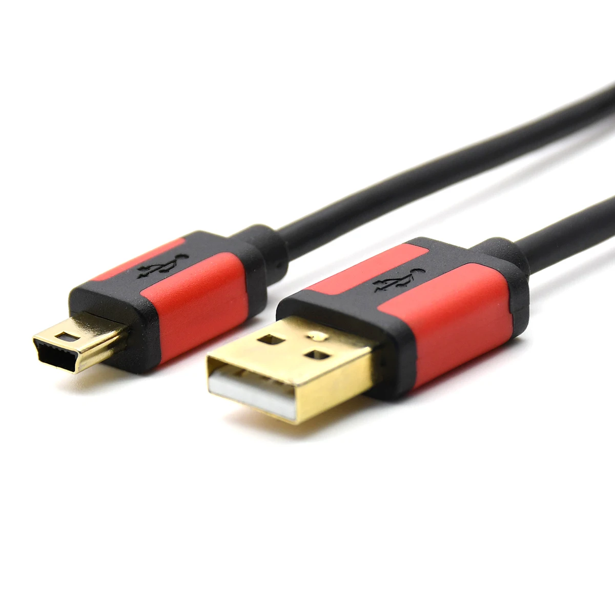 Кабель Mini USB с позолоченным разъемом 5-контактный штекер-штекер 2 0 кабель для