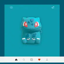 Для AirPods чехол Bulbasaur карабин мягкий чехол для Airpods Pro