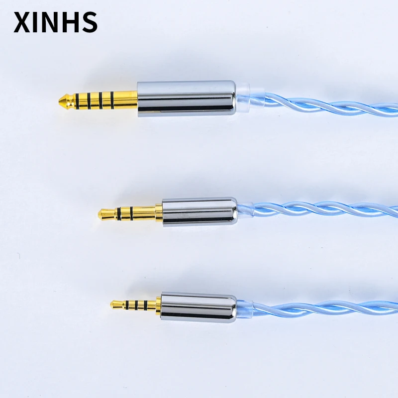 Cabo de Substituição para Fones de Ouvido Torcido de Cobre Banhado a Prata Tfz com 2 Mmcx Qdc Fios Fio - 0.78mm 2pin - Image 4