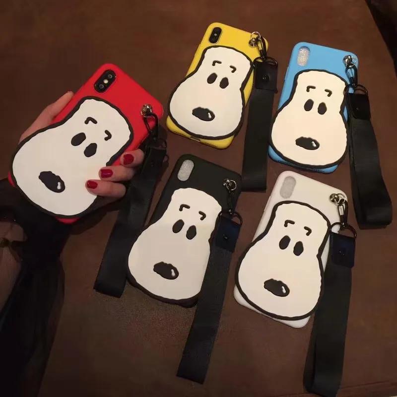 Cute 3D Dog Silicone Strap Soft Phone Case For Xiaomi F1 Mix2 Mix2S Mix3 Mix 2 2S 3 CC9Pro 9T Redmi K20 K30 S2 GO Cover | Мобильные