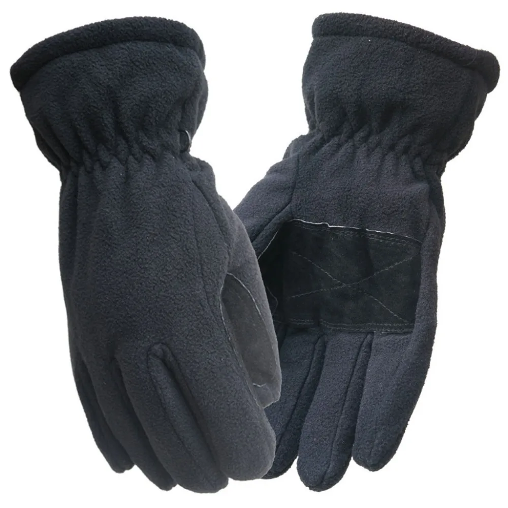 Зимние теплые ветрозащитные лыжные спортивные перчатки для взрослых, лыжные перчатки для мужчин и женщин, зимние лыжные флисовые водонепроницаемые перчатки для сноуборда