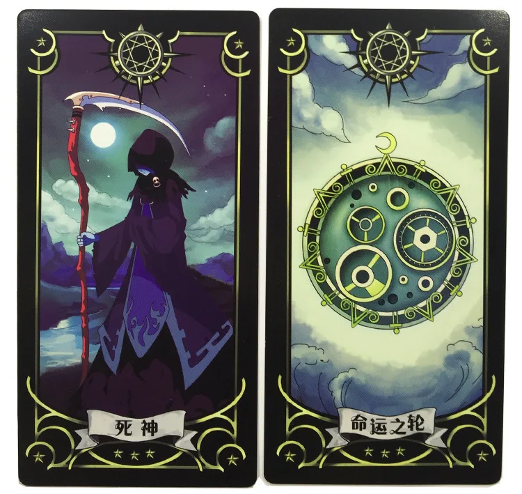 Shadow карты Таро полный набор из натуральной аниме настольной игры divination Любовь Игра Destiny карты Таро