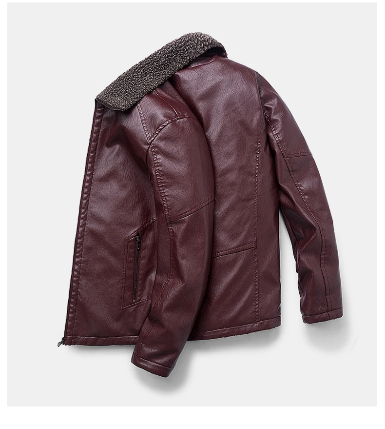 8XL, мужская кожаная куртка,, зимняя, теплая, на молнии, повседневная, мужская куртка, внутренний бархат, для мужчин, одежда, пальто, чистый цвет, кожа