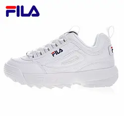 FILA Disruptor II 2 поколения; большие зубчатые туфли на толстой подошве; женские кроссовки; 2 цвета; размеры 36-41