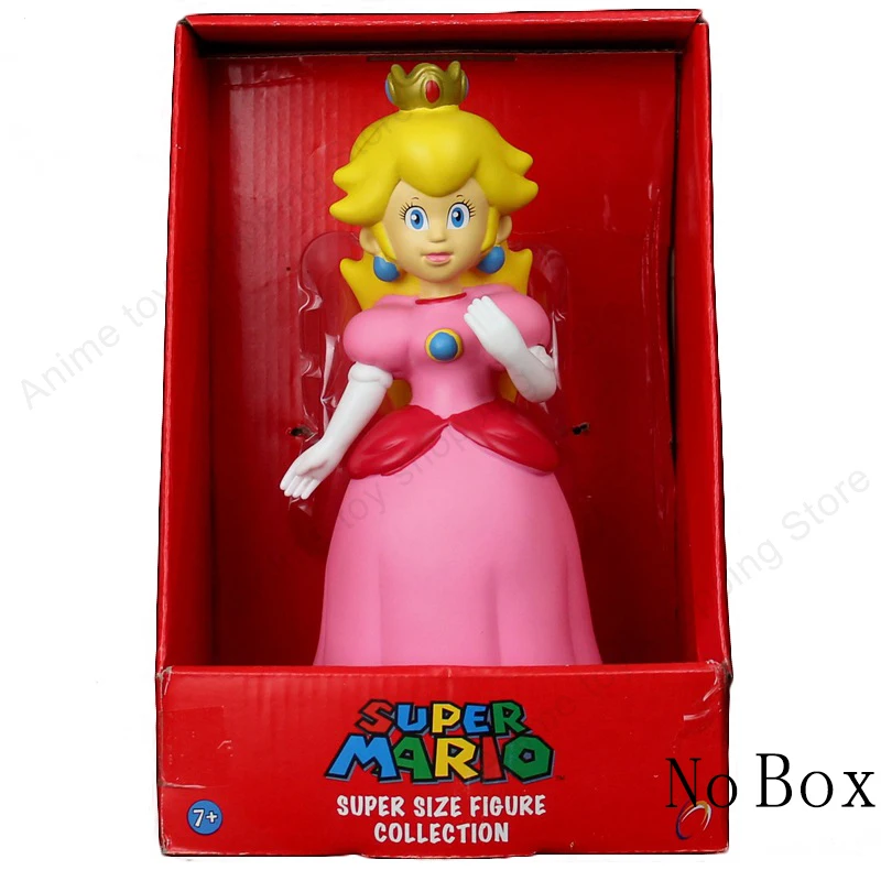 Super Mario Anime Model Toys Luigi Yoshi Peach Bowser Donkey Kong Action Figure Mario Bros Collection Model Dolls for Kid Gifts