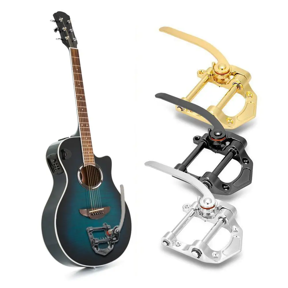 

Jazz Electric Guitar Tremolo Bar Bridge Unit Vibrato Bridge zinc alloy for Tele SG LP ETC ES335 Guitar Parts Accessories