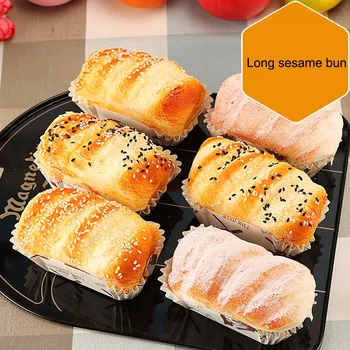 

6pcs Artificial Cakes PU Simulation Realistic Food Bread Dessert Model Cake for Bakery Window Display Photography Props Ornament