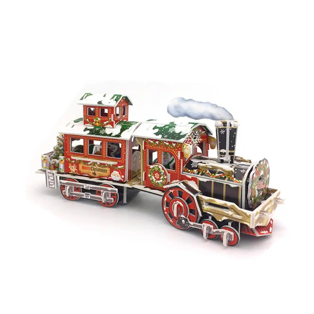 Afspraak bar Ondraaglijk 3D Kerst Trein Puzzel Duurzaam Lichtgewicht Trein Puzzel Papieren Model  Gemonteerd Games Speelgoed Voor Kids Christmas Gift|Puzzels| - AliExpress