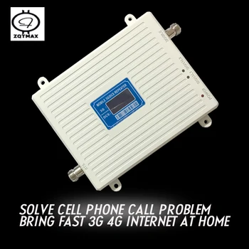 

LCD Display 2G 3G 4G Mobile Signal Booster DCS 1800mhz 3G WCDMA UMTS 2100mhz Cellphone Repeater 65dB Dual Band Celluar Amplifier