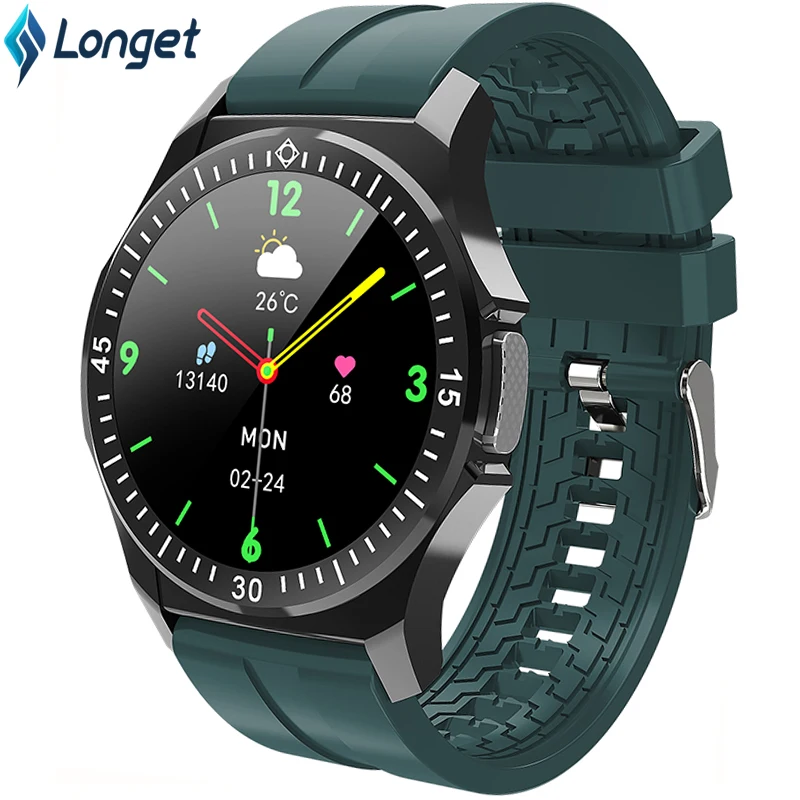 

Longet TW6 Body Temperature Smart Watch Heart Rate Monitor Waterproof Sport Fitness Watch Call Reminder Smartwatch for Phone