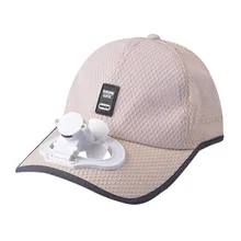 Летняя охлаждающая бейсболка с зарядкой от usb дышащая Кепка солнцезащитная Кепка летняя кепка Повседневная Кепка s gorra hombre