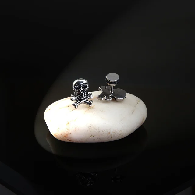 1 pcs For Men's Jewelry Earrings Studs Retro Style Gothic
