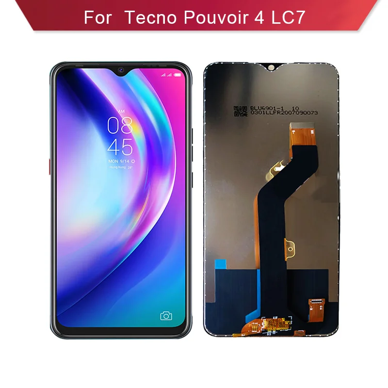 Wholesale For Tecno Pouvoir 4 LC7 LCD Display And Touch Screen Assembly Pouvoir4 Complete Replacement Phone Parts | Мобильные
