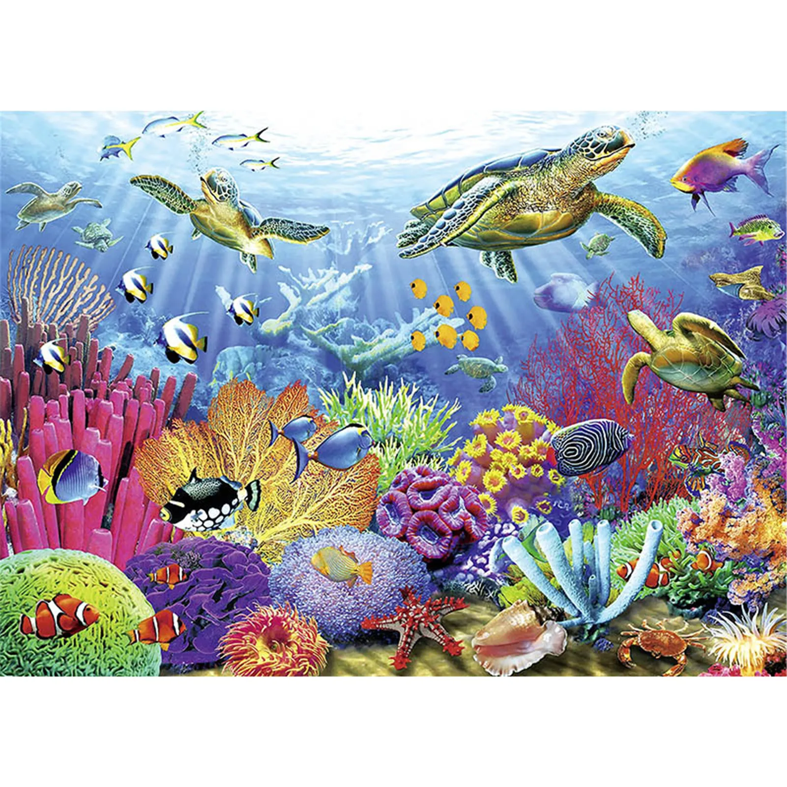 1000pcs головоломки животных Мирового океана игры Детские Обучающие Игрушки для
