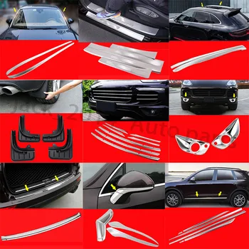 

For Porsche Cayenne 2015 2016 2017 2018 2019 ABS Chrome external Body kit cover trim