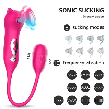 Powerful Clit Sucker Nipple Vibrator Female Sex Toys For Women Clitoris Stimulator Vibrating Love Egg Erotic Goods For Adults 18 2