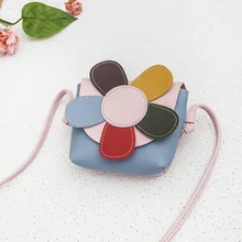 Женский кошелек из искусственной кожи с цветочным рисунком, Детский кошелек, детский маленький мешочек, сумка для денег, bolsa carteira feminina для маленьких девочек