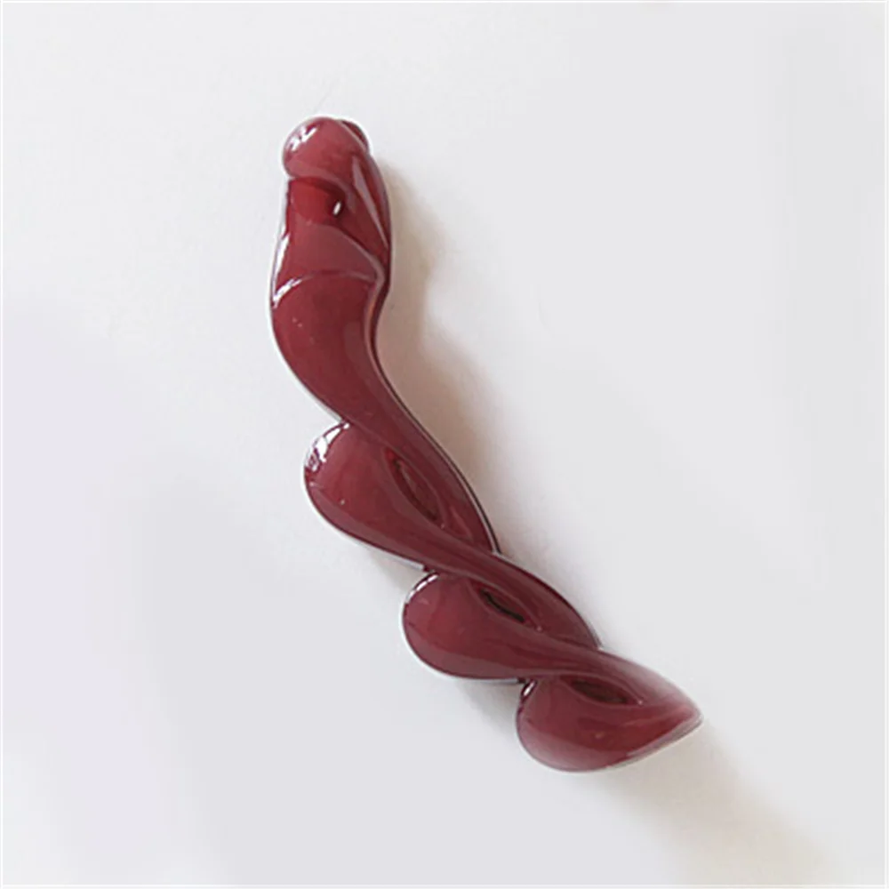 Dark Purple Корейская мода аксессуары для волос основа Джокер акриловые большие банановые заколки для волос для девушек конский хвост держатель разноцветные волосы когти - Цвет: Dark Purple