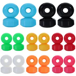 4pcs 8 Colors 95A Best Sell PU Sliding Accessories 52mm32mm Double Rocker Wheel Skateboard Wheels