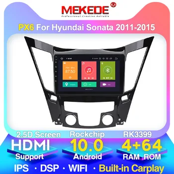 

4G+64G Android 10 For Hyundai Sonata 2011-2015 Car Radio Multimedia Video Player Navigation GPS 2 din dvd No CD Slot