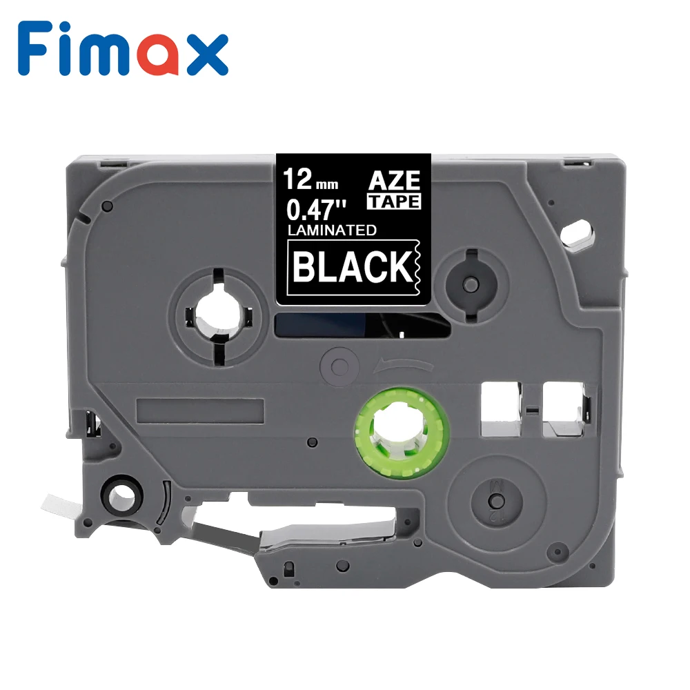 White on Black Fimax tze231 Tze-231 tz лента многоцветный узор 12 мм Совместимость для Brother p-touch принтер Tz-231 TZ231 для Brother производитель этикеток - Цвет: White on Black