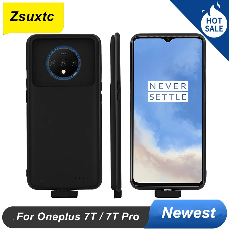 Per Oneplus 7T Custodia Per Batteria 7T Pro 5000 Mah Smart Cover Power Bank Custodia Per Caricabatterie Per Telefono Per Custodia Per Batteria Oneplus