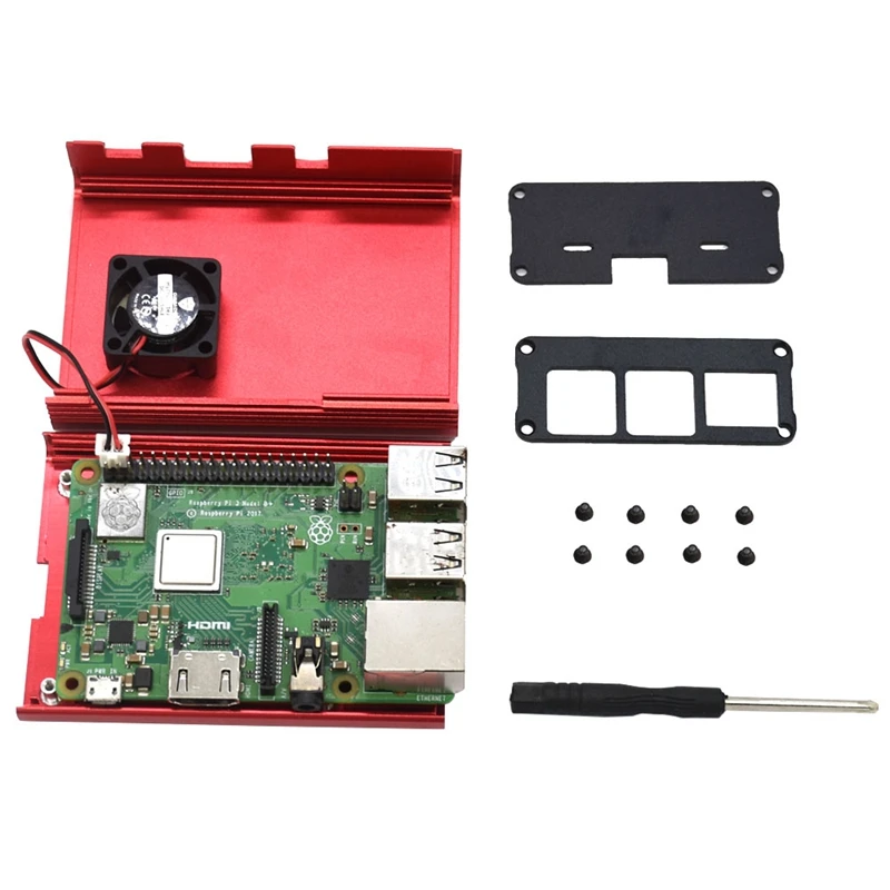 Премиум для Raspberry Pi чехол алюминиевый корпус для Raspberry Pi 3B+/3/2B