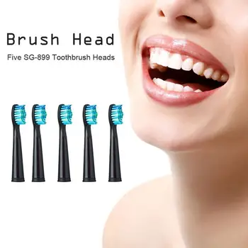 

2/4/5pcs Replacement Brush Heads Health Electric Toothbrush Heads Antibacterial Automatic Toothbrush Heads