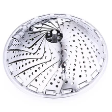 Складные тарелки из нержавеющей стали выдвижная корзина для фруктов Пароварка для овощей Таро коврик Клетка ящик кухонные аксессуары