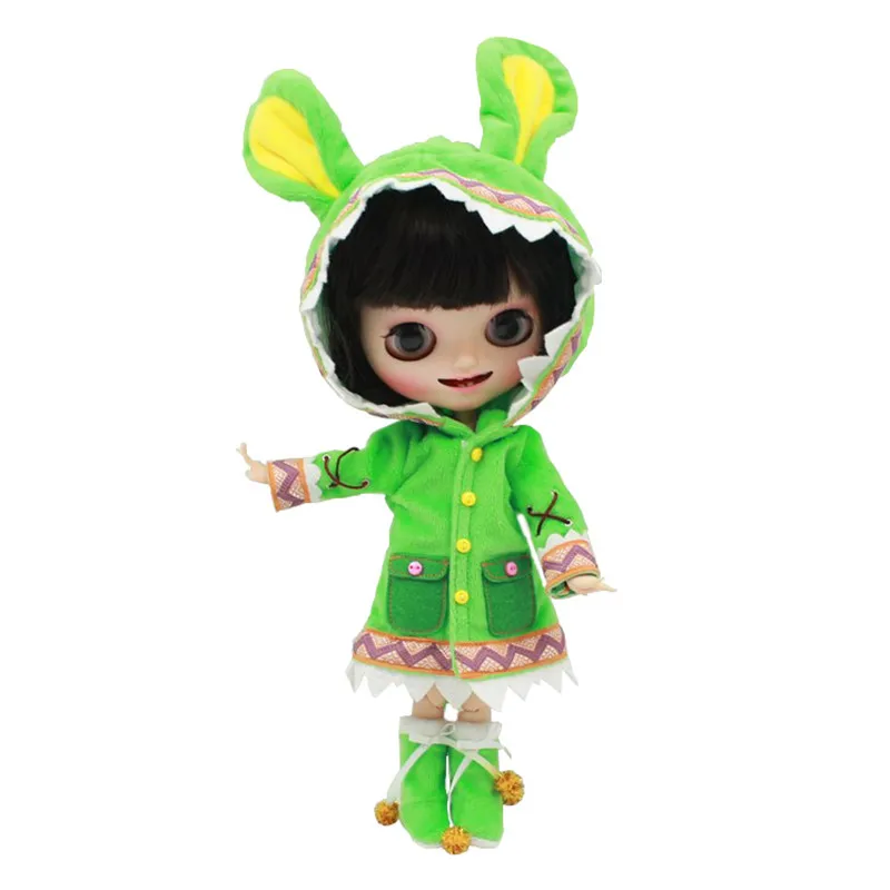 Fortune Days костюм для 1/6 bjd кукла 30 см кукла розовый костюм кролика зеленая лягушка pullip jerryberry кукла licca игрушка