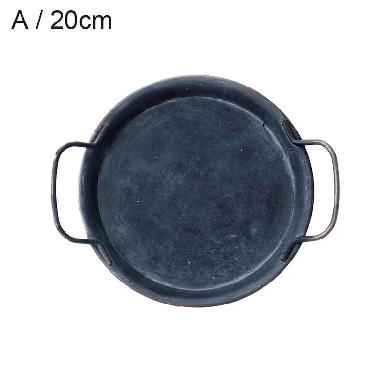 European Retro Metal Plate 