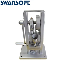 SWANSOFT TDP-0 экономичный ручной однопробивной таблеточный пресс машина для изготовления таблеток ручной мини-тип