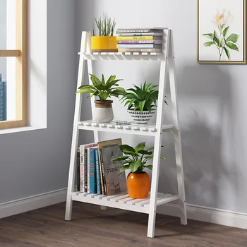 

solid wood white flower frame falls to the ground 3 storehouse thing frame fold many storehouse corner storage holder shelves