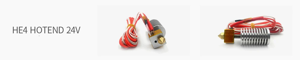 Обновленный Одноцветный экструдер Hotend сопло 0 4 мм 1 75 мм диаметр нити Аксессуары для 3d принтера части J Head HE3D HE4 ZONESTAR