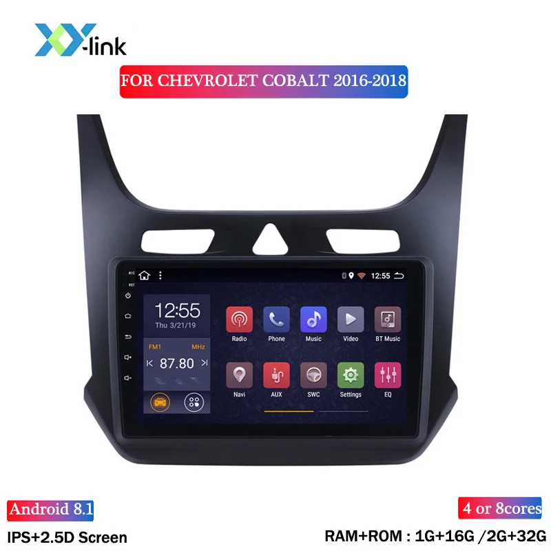  2G RAM 32G ROM Android 8.1 9 inch Touchscreen GPS Navigation Radio for 2016 2017 2018 Chevrolet cob