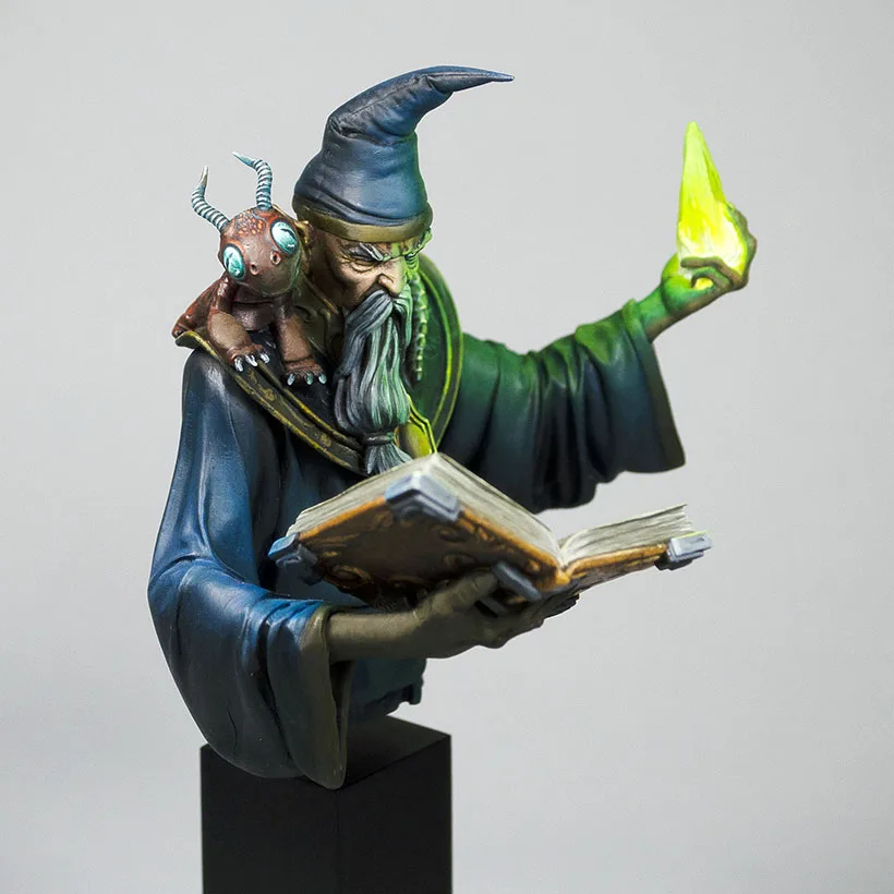 1/10  ancient man bust  Resin figure Model kits Miniature gk Unassembly Unpainted