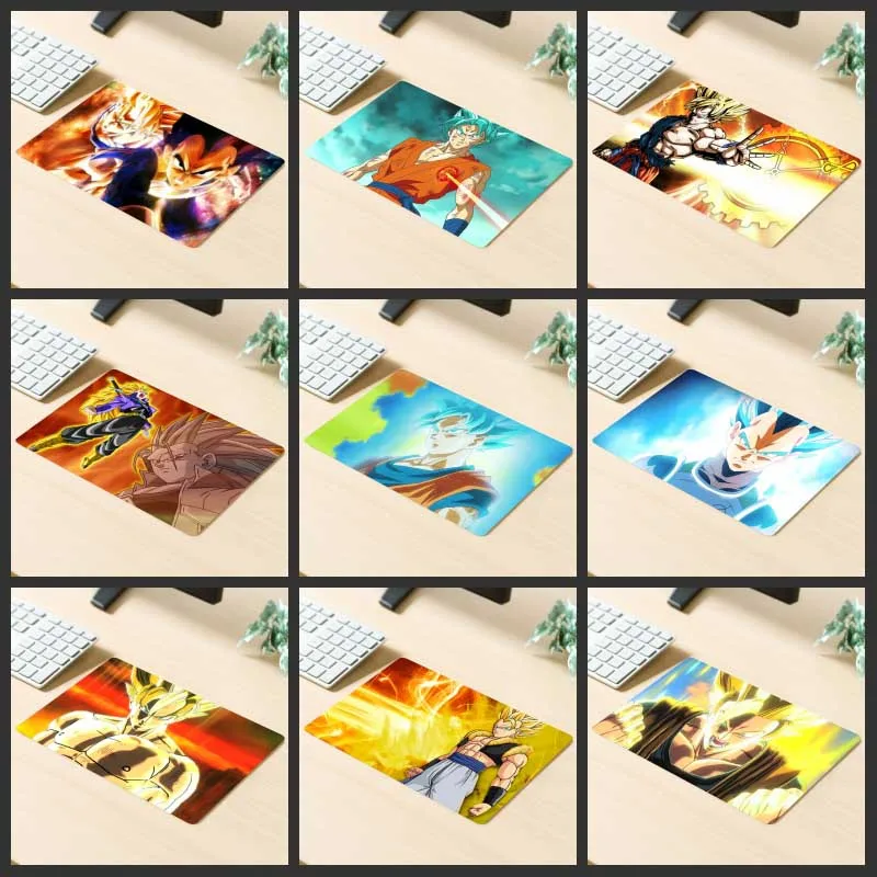 

XGZ Promotional Gaming Mouse Pad Anime Dragon Ball PC Laptop Desk Mat Rubber Stripe Non-slip Custom Personality Coaster Carpet