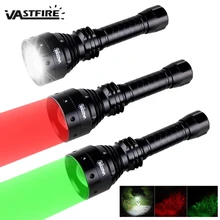 1300 люмен высокий выход Тактический T67 ультра пистолет фонарь для ружья 500 ярд оружие Свет 67 мм объектив хищник охотничий фонарь фонарик