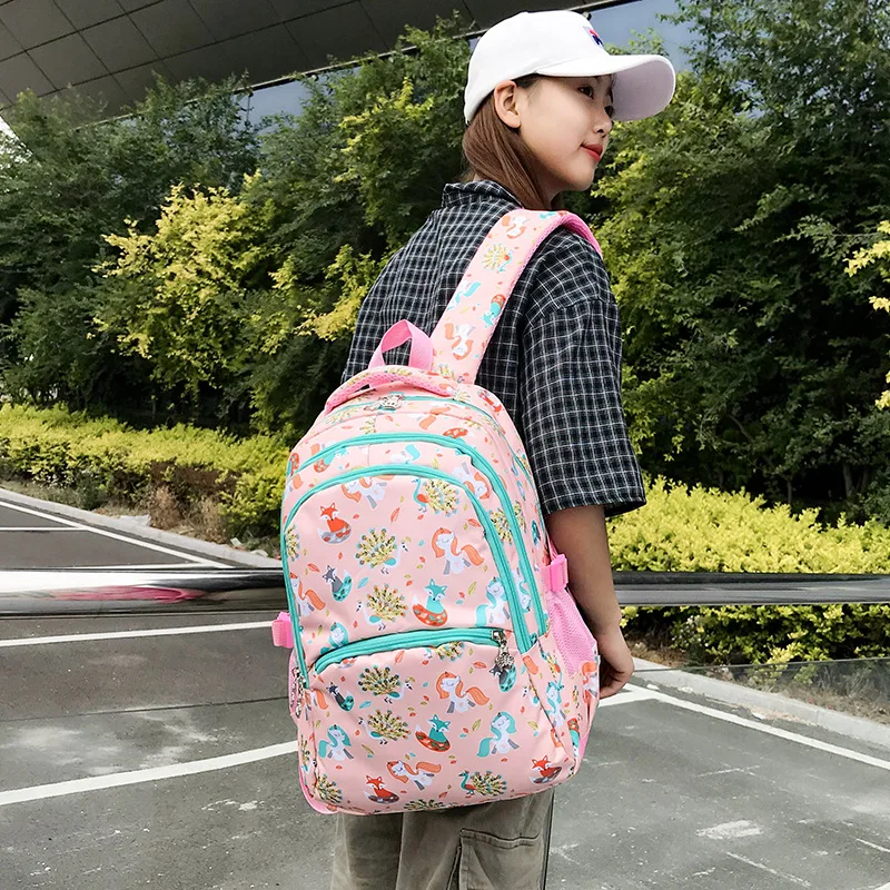 

2019 New Style School Bag Primary School STUDENT'S Girls Backpack GIRL'S Oxford Lightweight Backpack