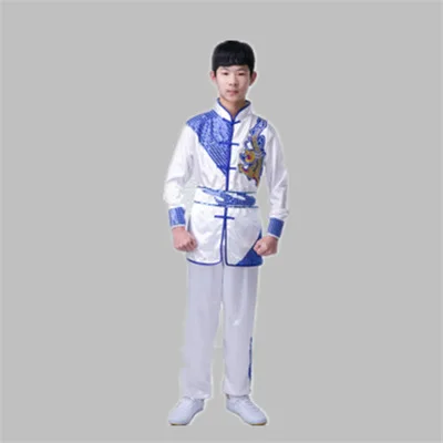 DM Chinese Kung Fu Suit Tai Chi Clothing Cotton Martial Art Uniform Wushu Taiji Clothing Taijiquan Practice Sets Costumes - Цвет: G