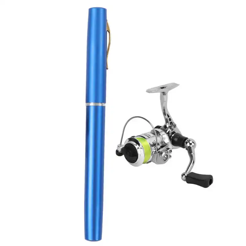 1m / 1.4m Pocket Collapsible Fishing Rod Reel Combo Mini Pen