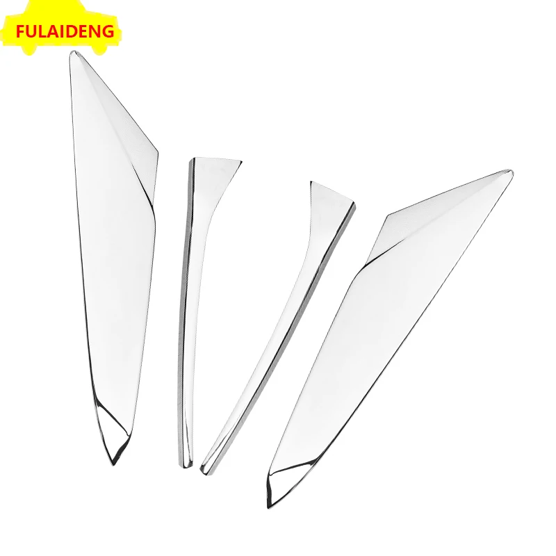 4pcs For Cadillac XT5- Trunk Rear Spoiler Wing D column decorative cover trim Car Styling Accessories