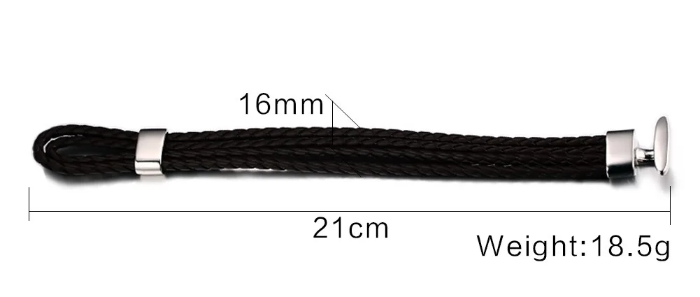 Хороший для мужчин Multi Strand Плетеный Кожаный Браслет в коричневый s браслеты ювелирные изделия подарок для Него 8,3 дюйм(ов)