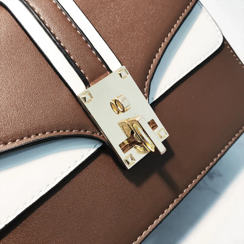 

Korean-style Stereo Stereotypes Square Sling Bag Pig Nose Lock Shoulder Cross-body WOMEN'S Bag
