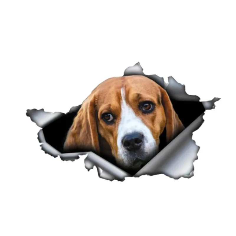 Auto Aufkleber Beagle Hund Pet Tier Wasserdicht Vinyl Aufkleber