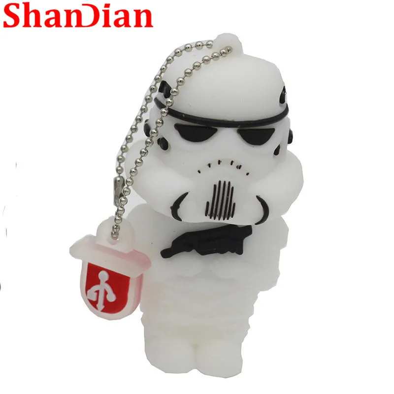 Флеш карта памяти SHANDIAN горячая Распродажа с usb 4 ГБ 16 32 64 Звездные войны робот все