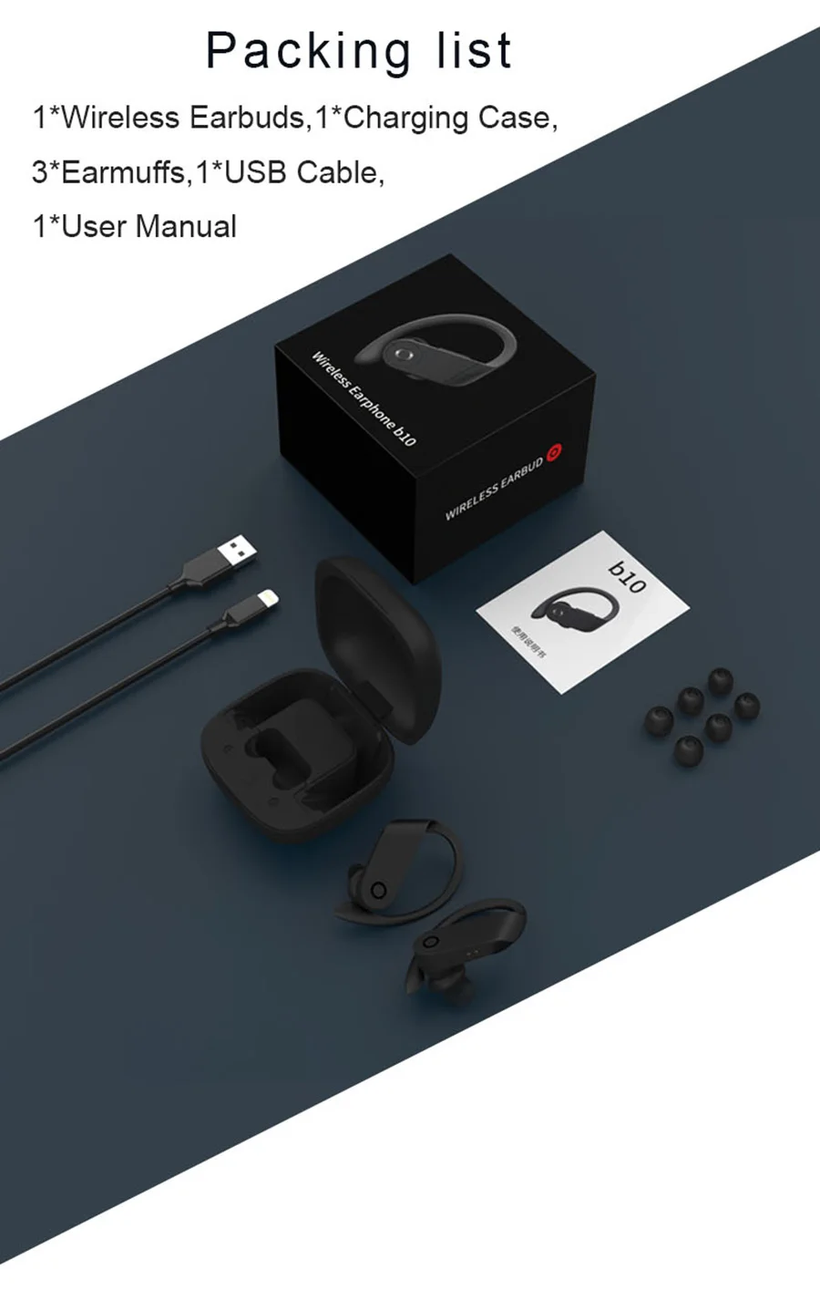 B10 tws всплывающие беспроводные наушники Bluetooth 5,0 водонепроницаемые 6D стерео спортивные наушники с микрофоном PK i200 tws i500