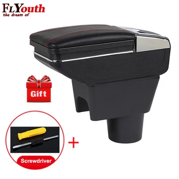 

For Renault Duster 2010-2018 Car Armrest Box Central Store Content Box Cup Holder Ashtray Interior Car-Styling Auto Accessories