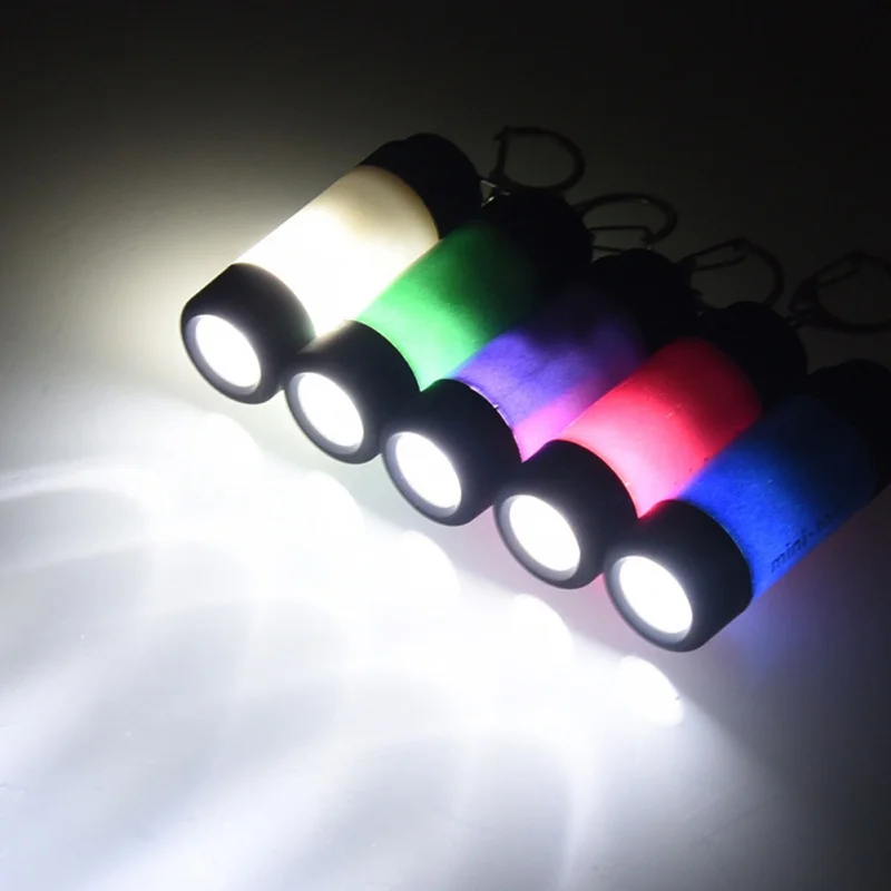 

0.5W Waterproof Portable Led Mini Torch USB Rechargeable Flashlight Glare Led Llight Keychain for Camping Fishing Travel Night